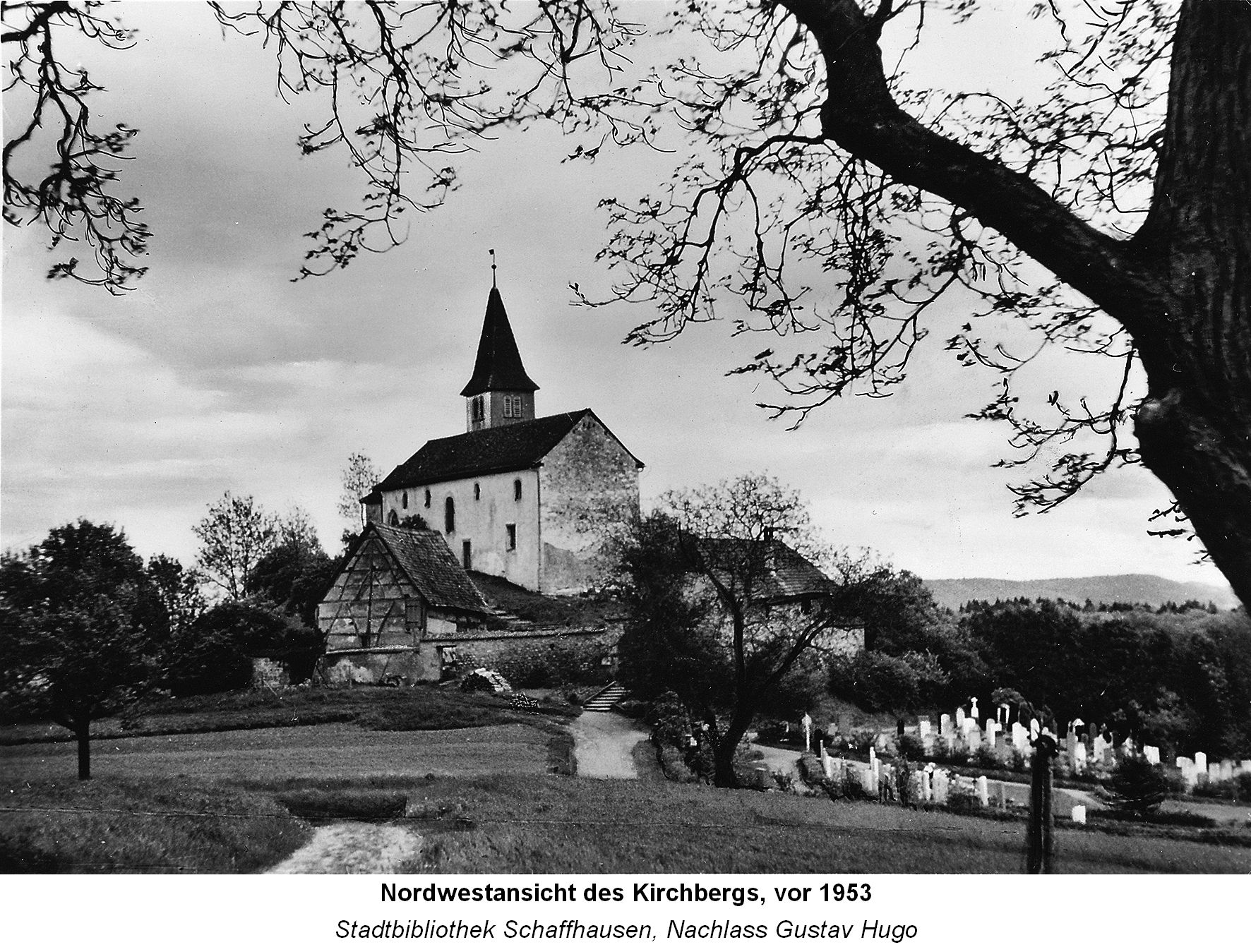 Historisches Bild der Bergkirche St. Michael