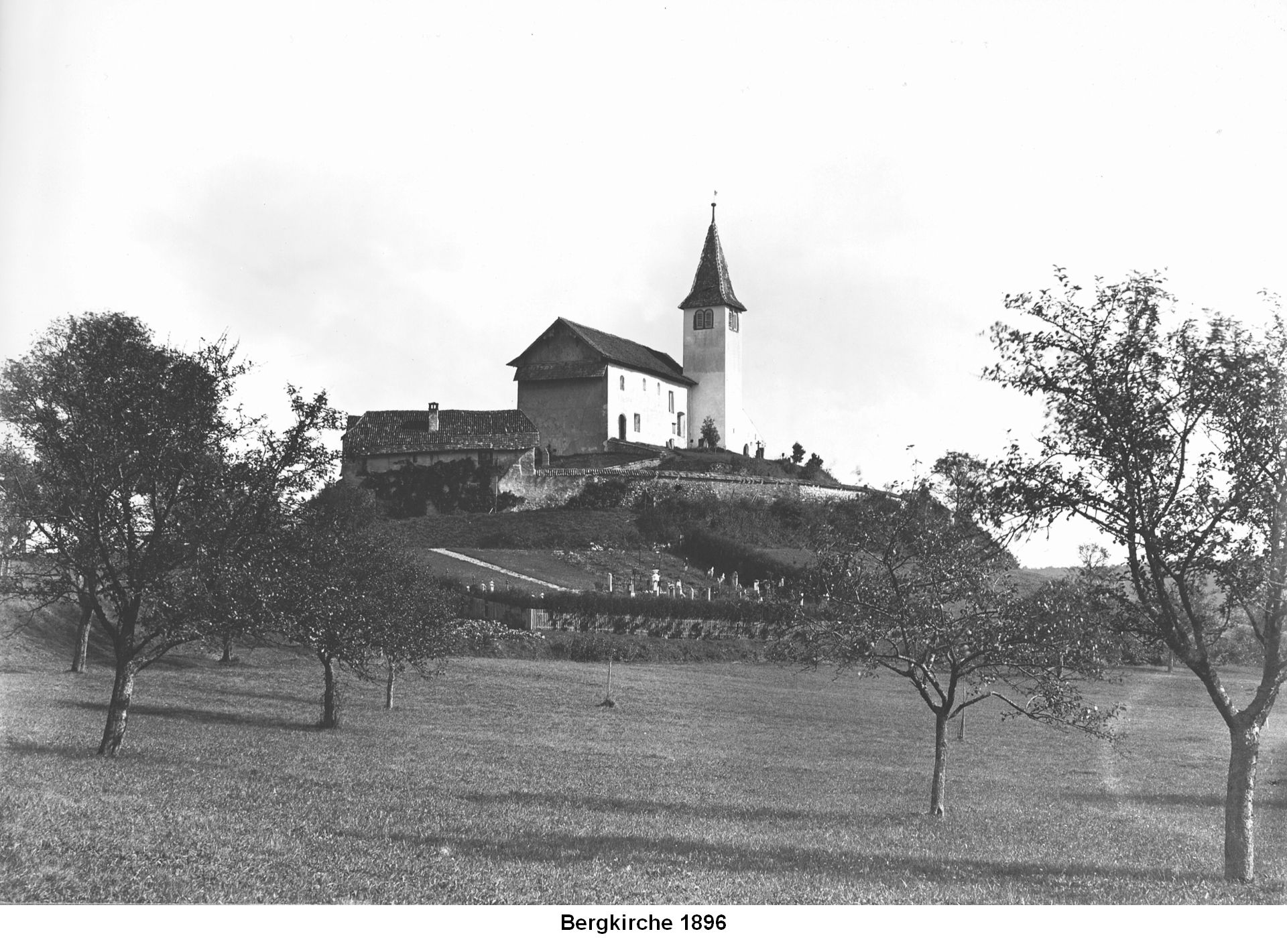 Historisches Bild der Bergkirche St. Michael