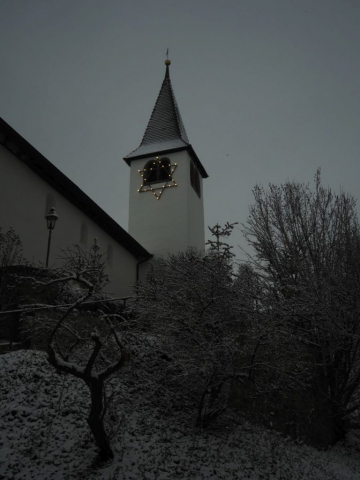 Die Bergkirche im Winter