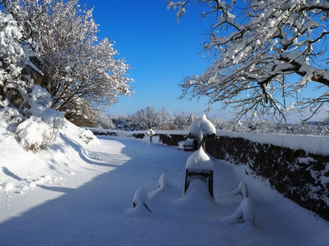 Die Bergkirche im Winter