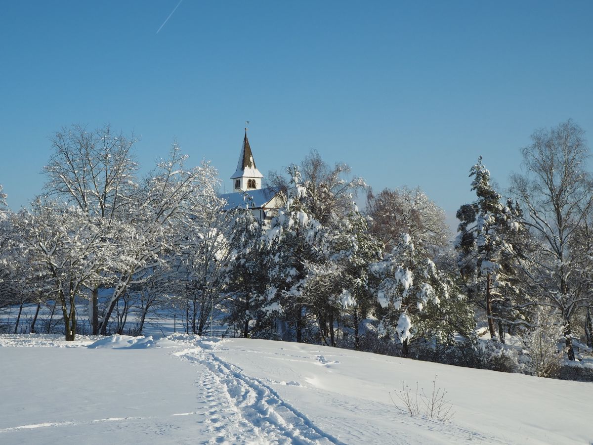 Die Bergkirche im Winter